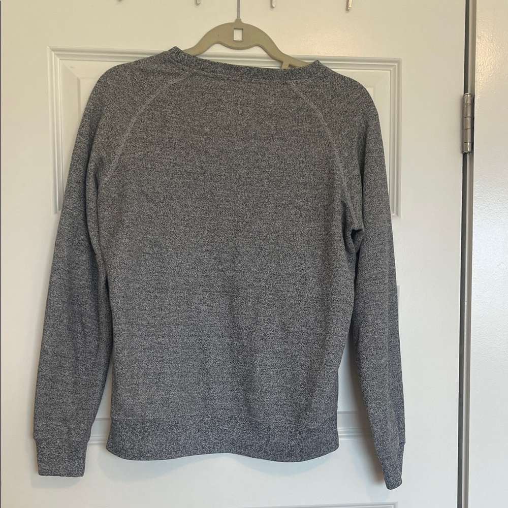 Roots Gray Sweater with Hot Pink Logo - Picture 4 of 7